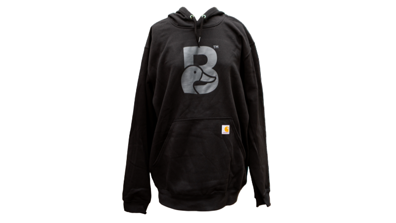 Stealth Icon Hoodie — Black