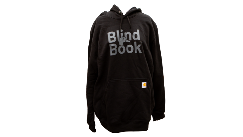 BlindBook Logo Hoodie — Black