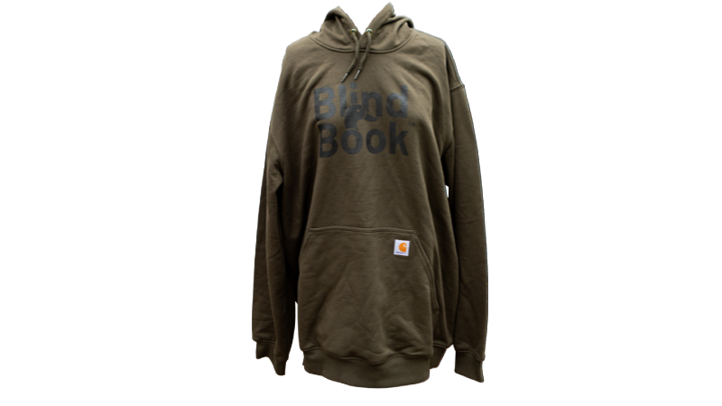 BlindBook Logo Hoodie — Olive